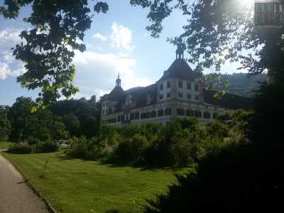 Il castello di Schloss Eggenberg. Immerso in un grandissimo parco � la fortezza barocca pi� importante della Stiria